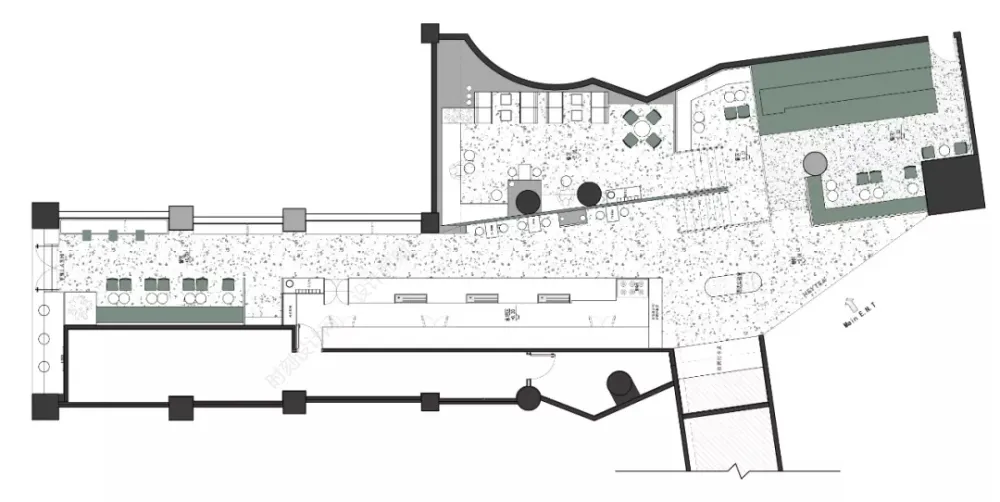 咖啡甜品店网红店平面方案合集丨260张图片丨61.5M