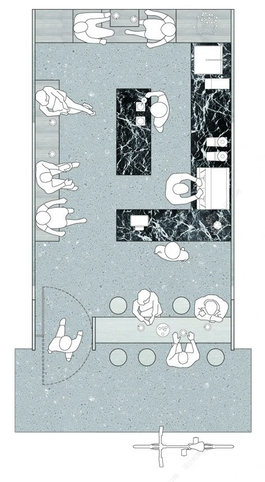 咖啡甜品店网红店平面方案合集丨260张图片丨61.5M