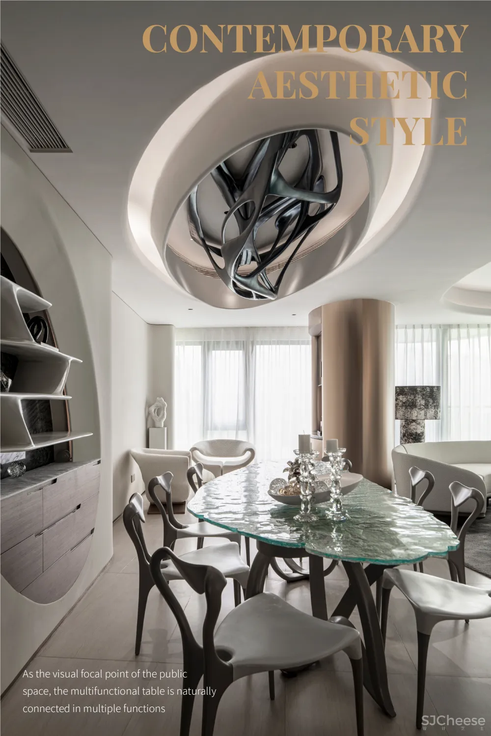 天投X锐度设计 | 天投·独角兽岛样板间:湖域艺术,岛向未来