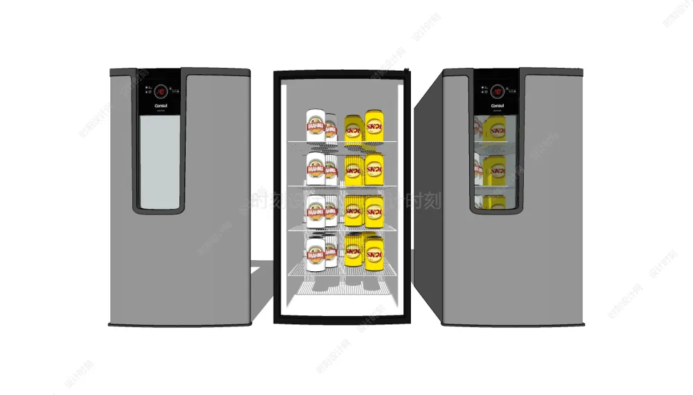 300个工装电器SU模型大合集丨电脑电视打印机电器投影空调饮水机插座丨SKP格式丨1.2G