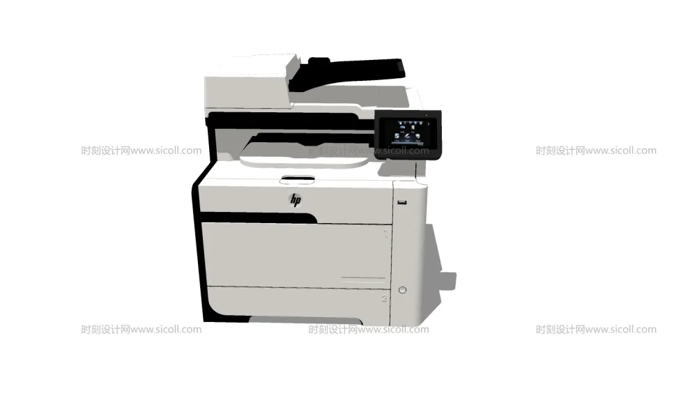 300个工装电器SU模型大合集丨电脑电视打印机电器投影空调饮水机插座丨SKP格式丨1.2G