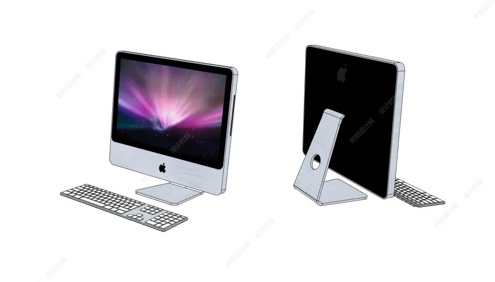 300个工装电器SU模型大合集丨电脑电视打印机电器投影空调饮水机插座丨SKP格式丨1.2G