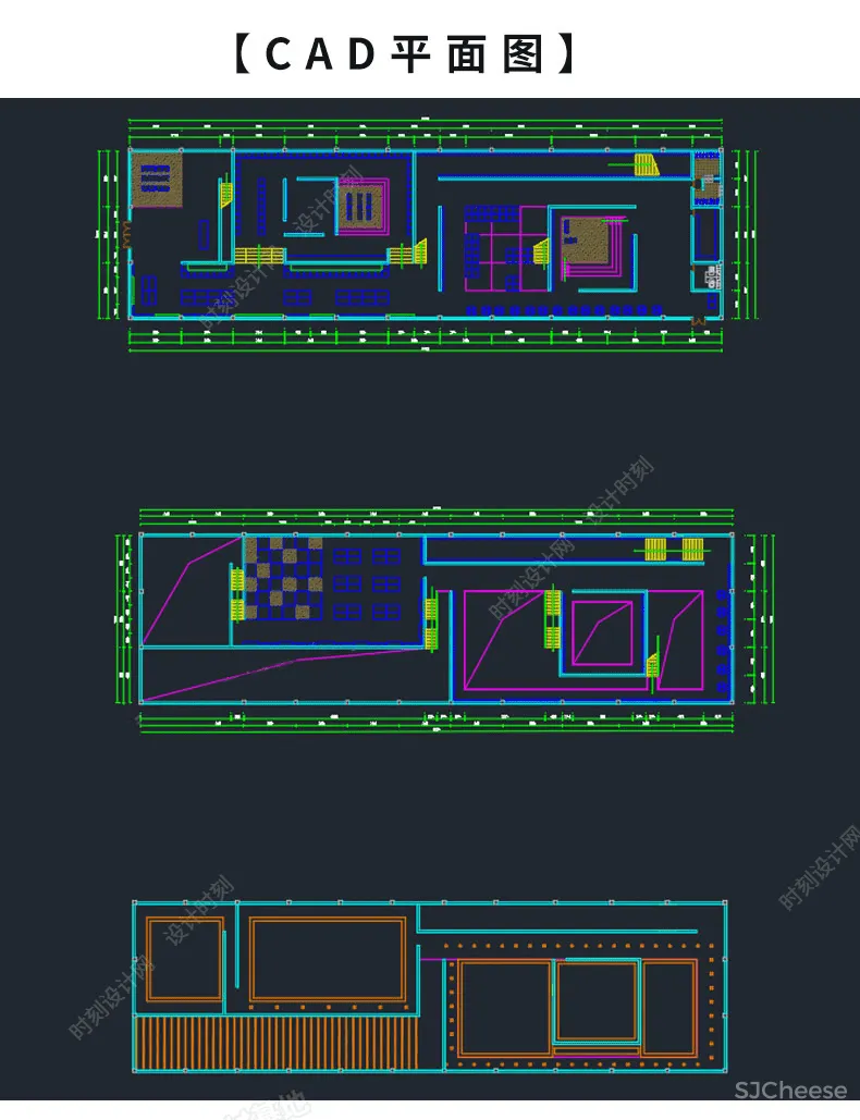 全套设计PSD展板模板可编辑源文件合集-素材建筑景观室内环艺民宿展馆竞赛小清新丨PSD+SU模型+CAD平面丨6.9G