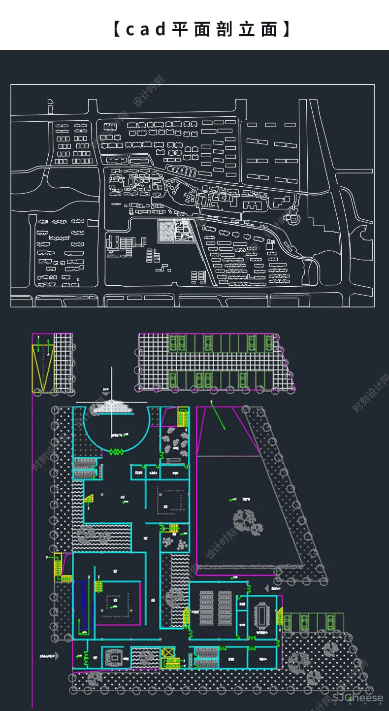 全套设计PSD展板模板可编辑源文件合集-素材建筑景观室内环艺民宿展馆竞赛小清新丨PSD+SU模型+CAD平面丨6.9G