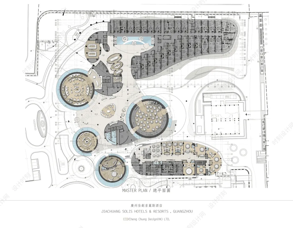 酒店设计必备平面布置方案合集来了！大堂餐吧、标准客房、总统套房平面布置图合集丨300张丨665M