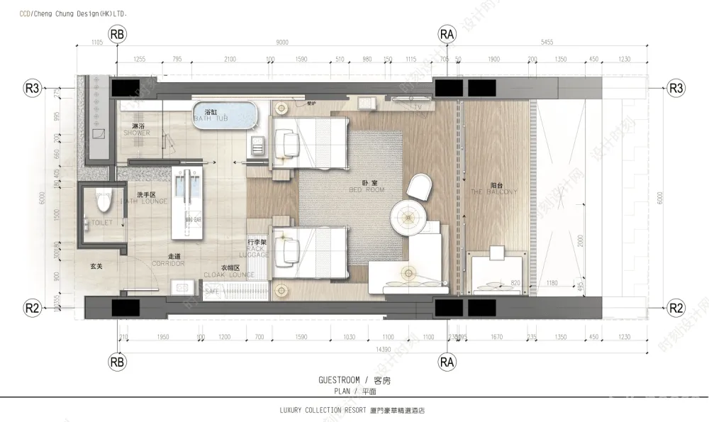 酒店设计必备平面布置方案合集来了！大堂餐吧、标准客房、总统套房平面布置图合集丨300张丨665M