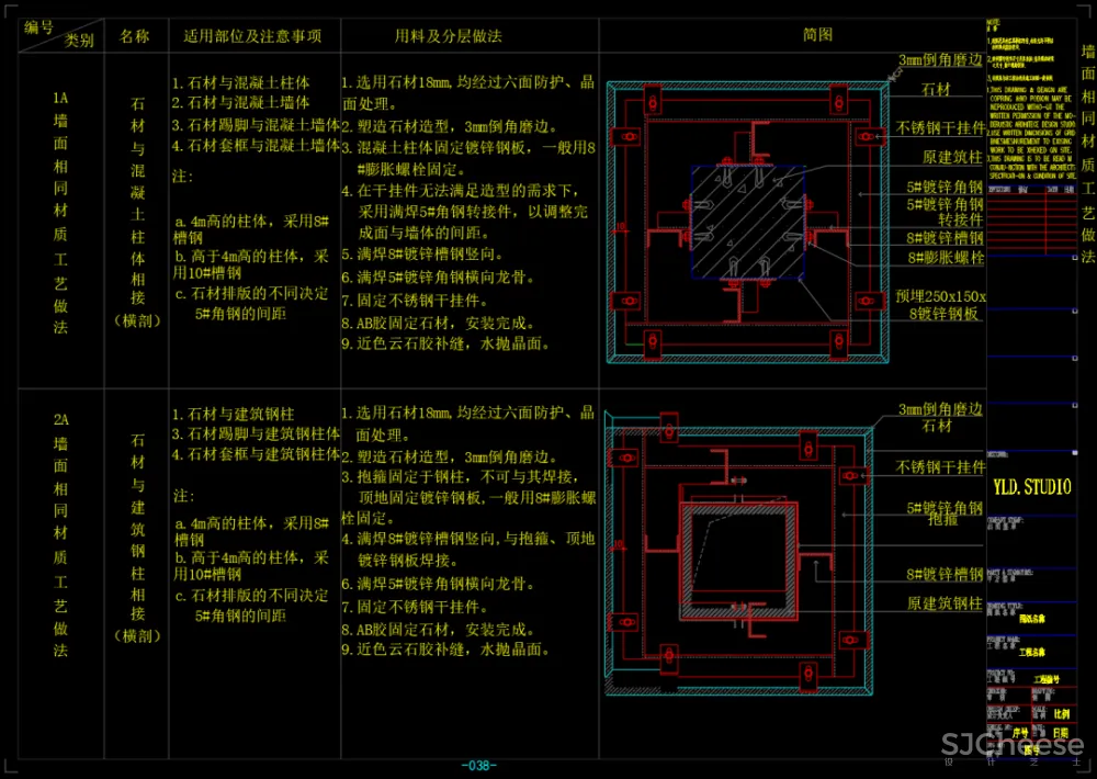 常用天花通用CAD节点大全,还没有?天花地面墙面墙顶相接门表收口灯带变形缝窗帘盒石膏板节点大样合集丨58M