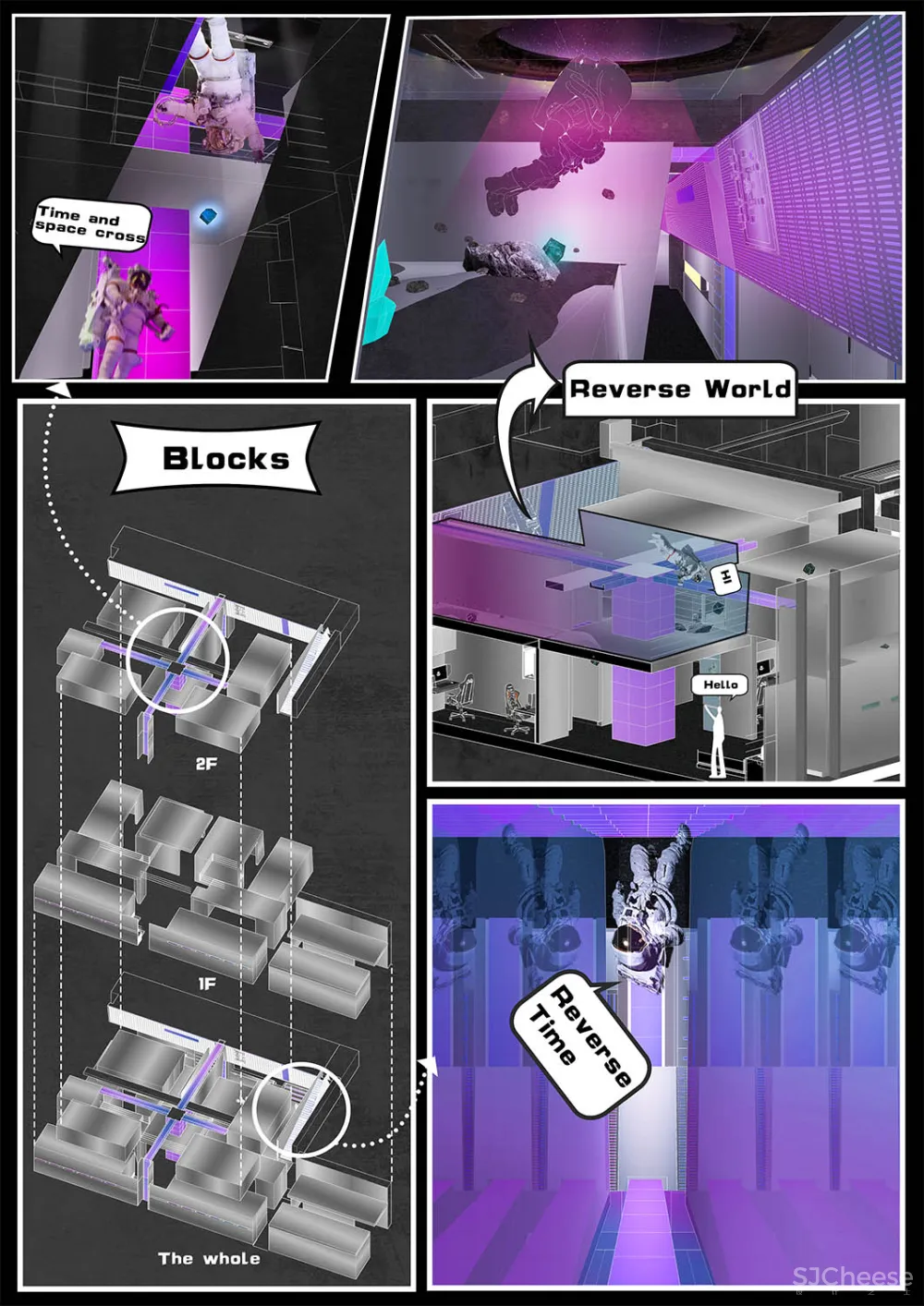 赤橙设计|熊猫电竞-虚拟现实,时空交叠