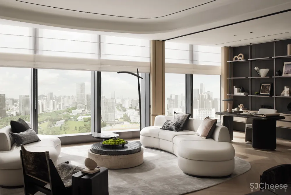 零次方设计 | 云端大平层 演绎低奢都会生活