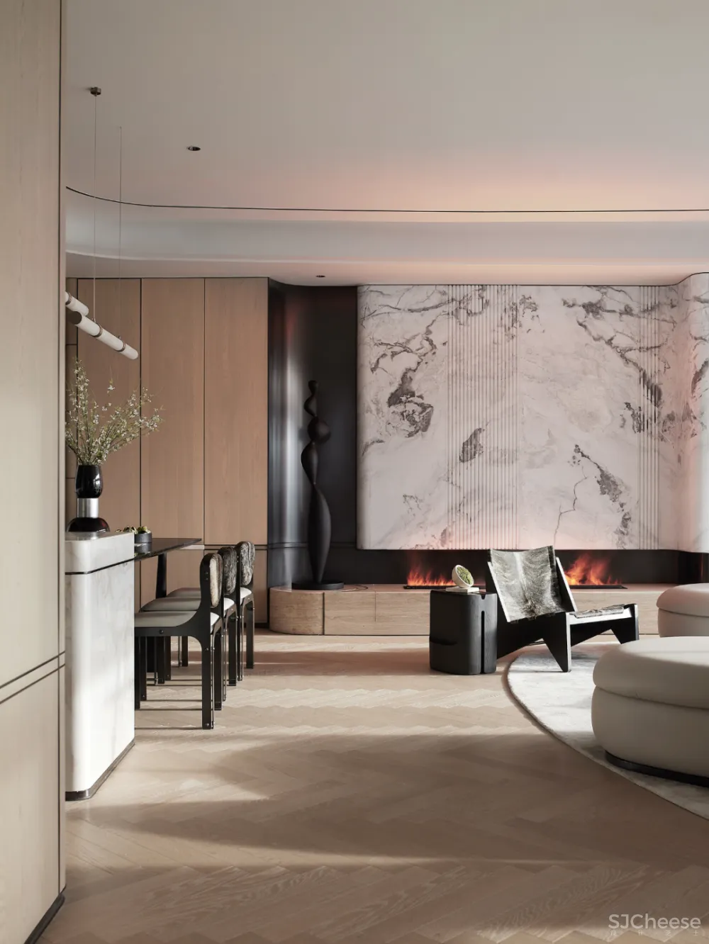 零次方设计 | 云端大平层 演绎低奢都会生活