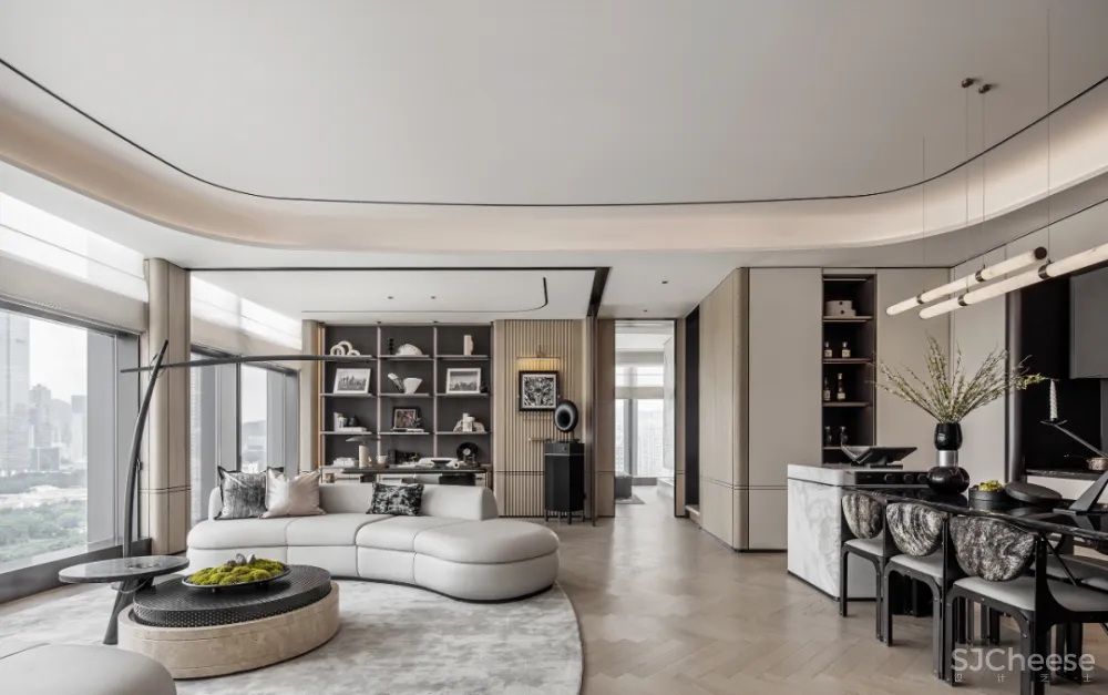 零次方设计 | 云端大平层 演绎低奢都会生活