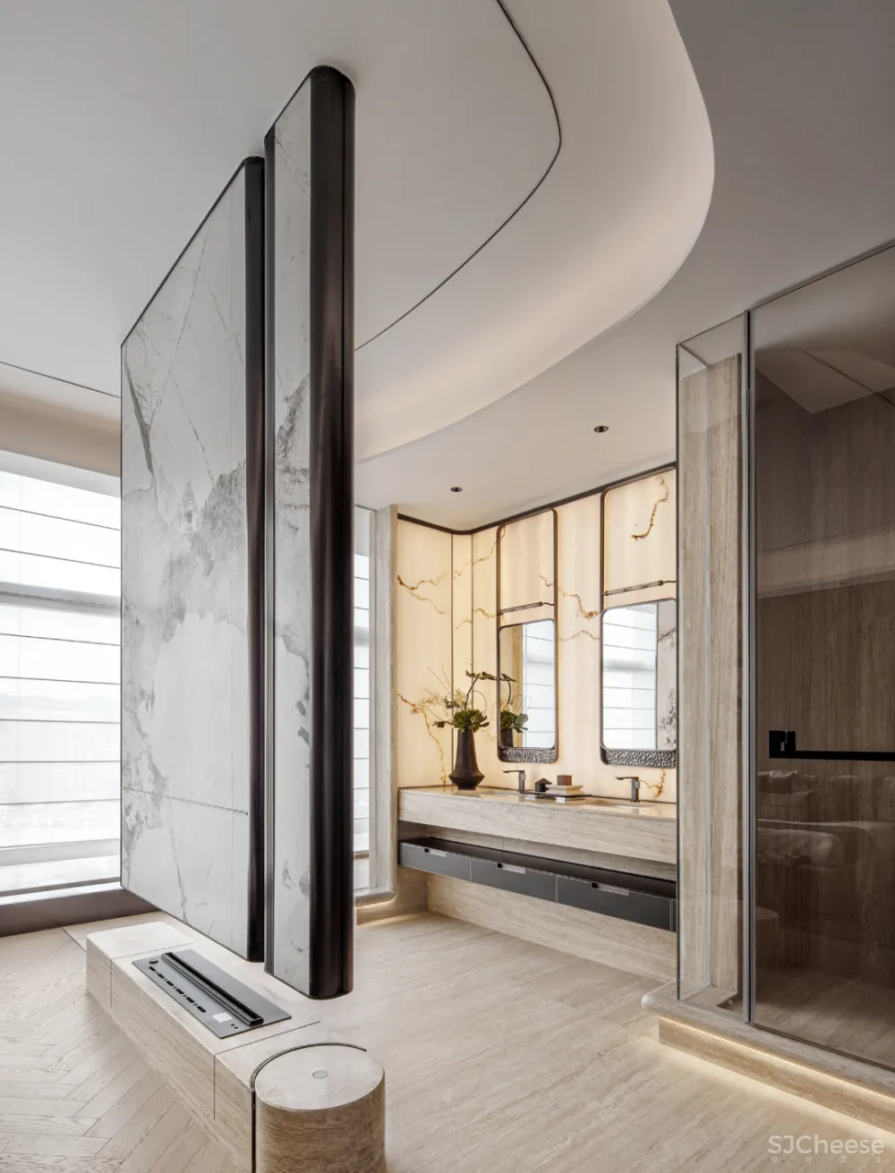 零次方设计 | 云端大平层 演绎低奢都会生活