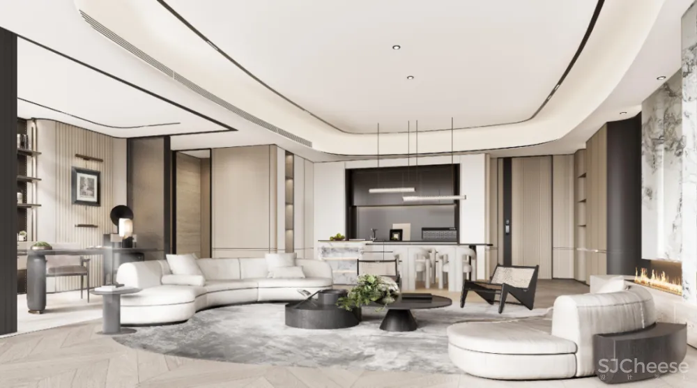 零次方设计 | 云端大平层 演绎低奢都会生活