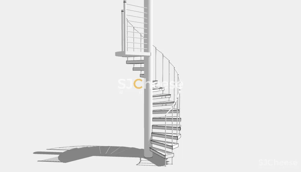 楼梯合集182个SU模型造型简约欧式现代楼梯旋转装修别墅楼梯丨SKP格式丨288M
