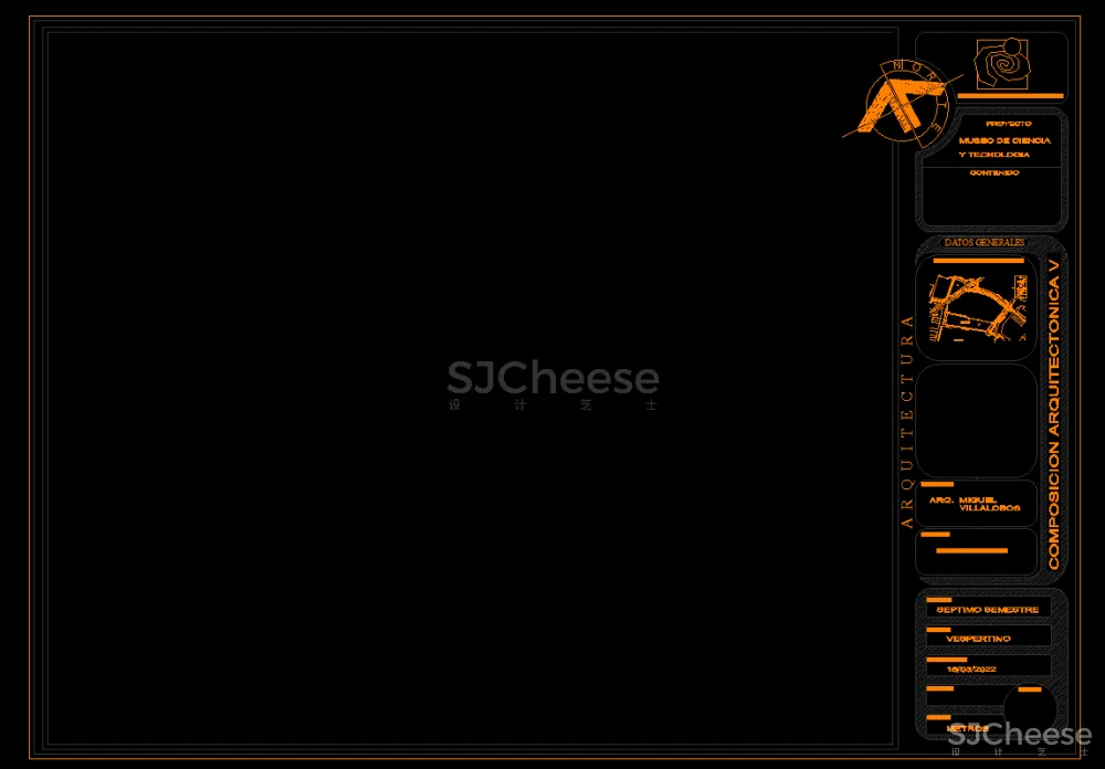 家装工装设计CAD图框，国外创意CAD图框42套丨DWG丨2.86M