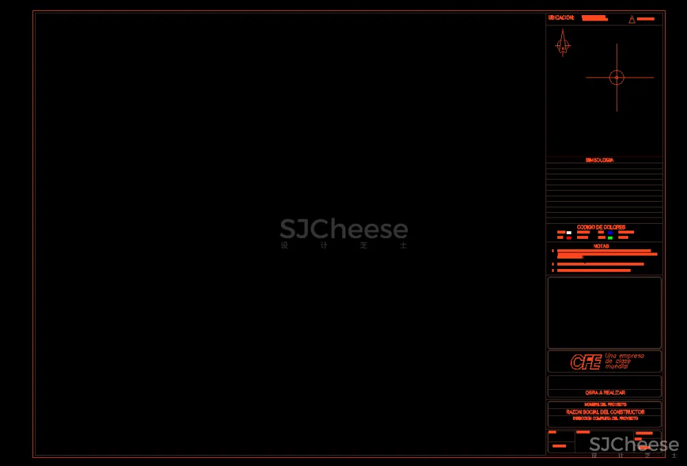 家装工装设计CAD图框，国外创意CAD图框42套丨DWG丨2.86M