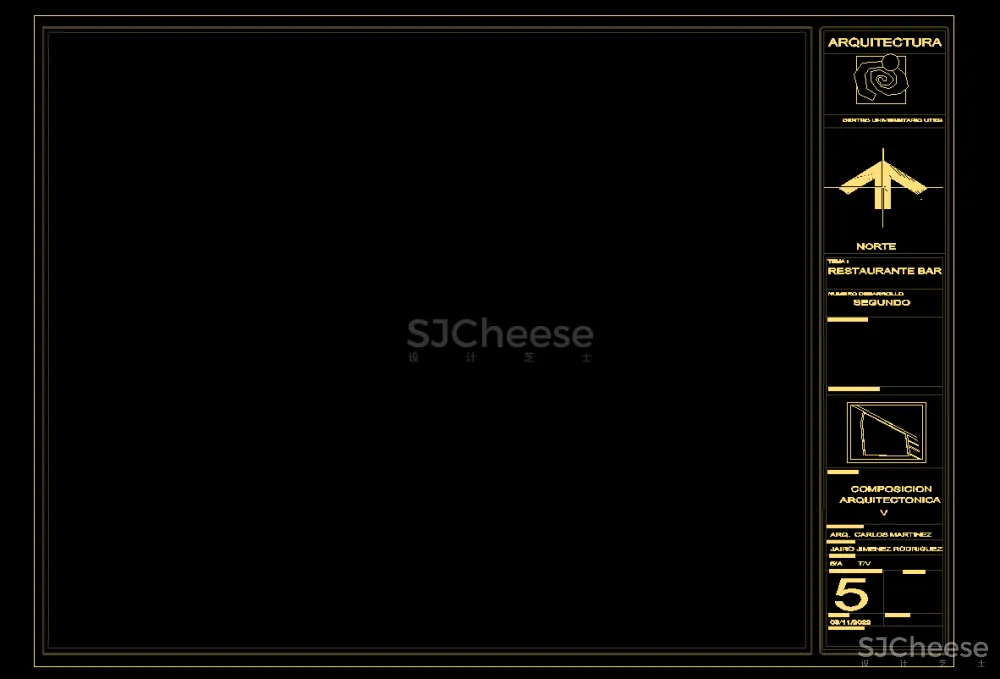 家装工装设计CAD图框，国外创意CAD图框42套丨DWG丨2.86M