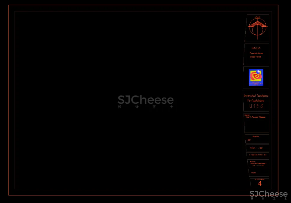 家装工装设计CAD图框，国外创意CAD图框42套丨DWG丨2.86M