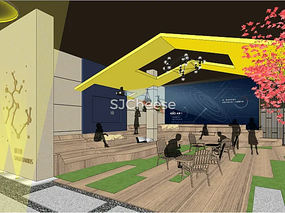 18套展台展厅SU模型艺术现代商业展览空间专柜文化科技汽车空间SU模型丨18套SKP丨957M
