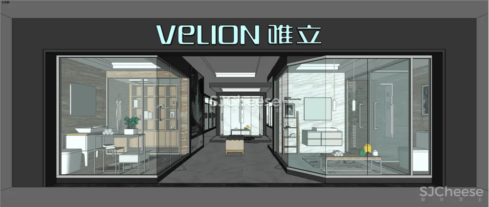 18套展台展厅SU模型艺术现代商业展览空间专柜文化科技汽车空间SU模型丨18套SKP丨957M