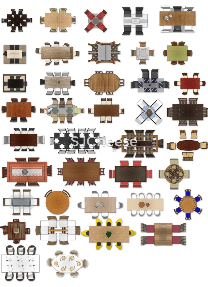 室内设计彩平彩立图PSD图块合集家具洁具沙发座椅床柜铺装厨卫电器丨14大类 3.2G