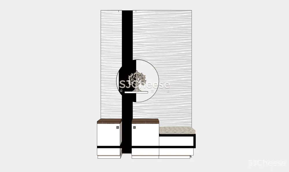 鞋柜玄关柜装饰柜SU模型合集草图大师丨SKP格式丨45个丨849M