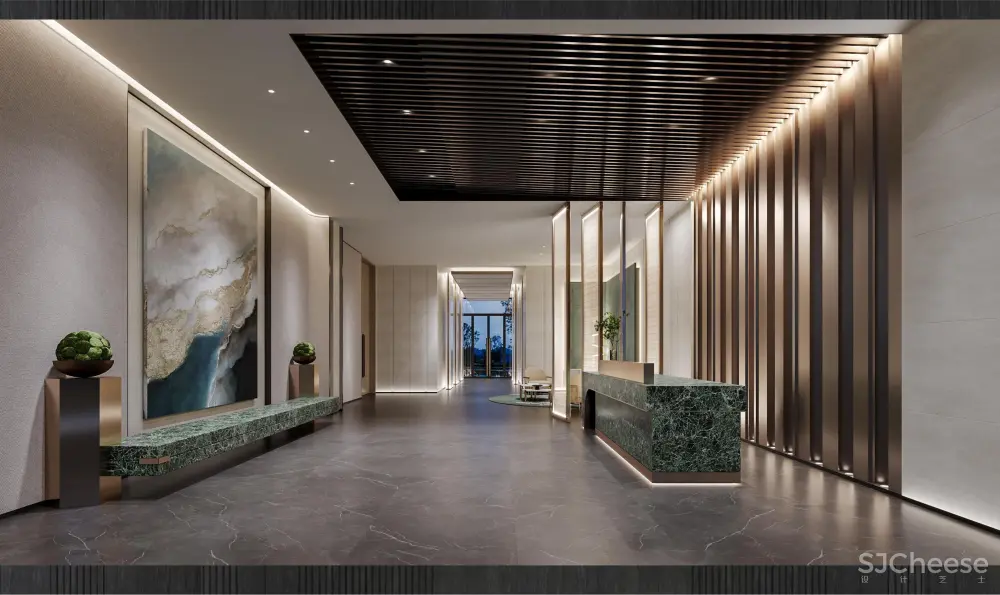 品质生活·金三角公寓商业空间设计|深圳三石SZSD