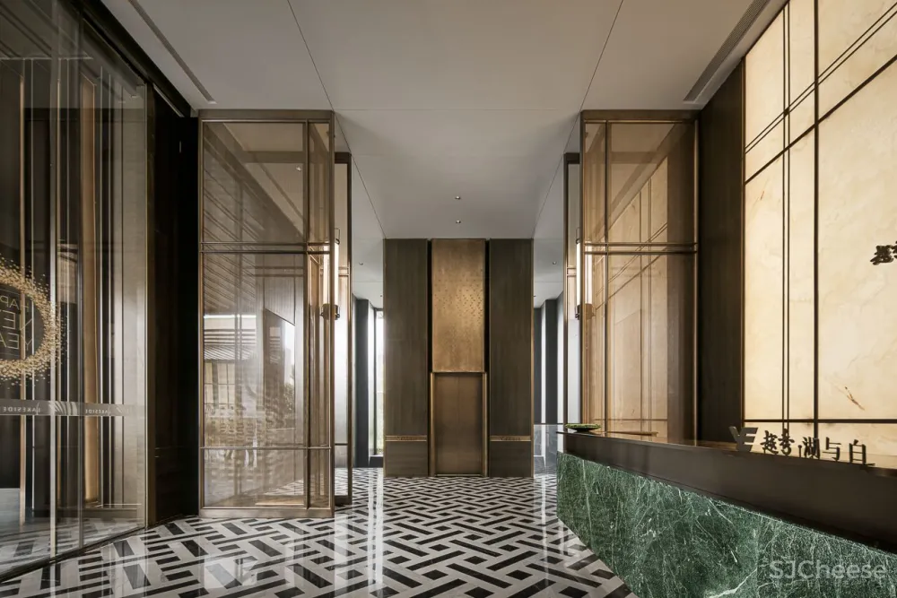 越秀X锐度 | 越秀·湖与白营销中心：湖居生活的留白