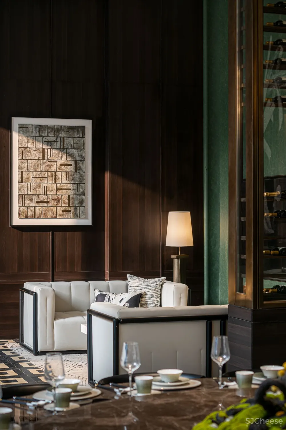 越秀X锐度 | 越秀·湖与白营销中心：湖居生活的留白