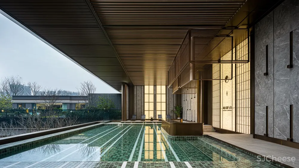 越秀X锐度 | 越秀·湖与白营销中心：湖居生活的留白