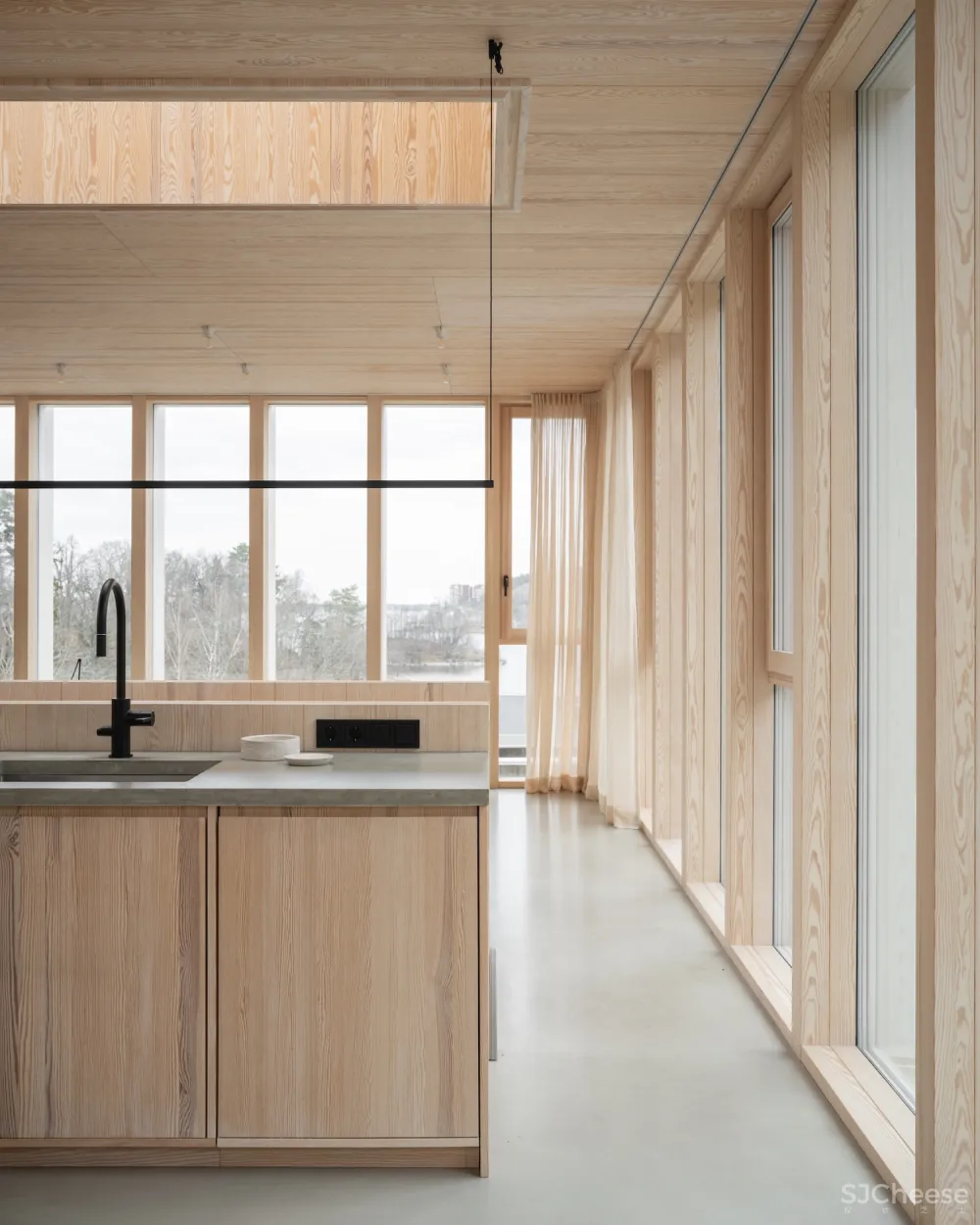 温暖与极简的碰撞，位于瑞典 Skurusundet 的简约住宅