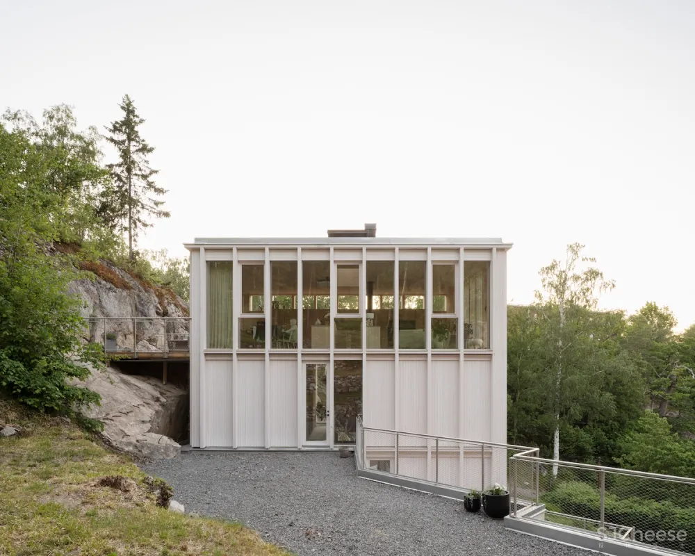 温暖与极简的碰撞，位于瑞典 Skurusundet 的简约住宅