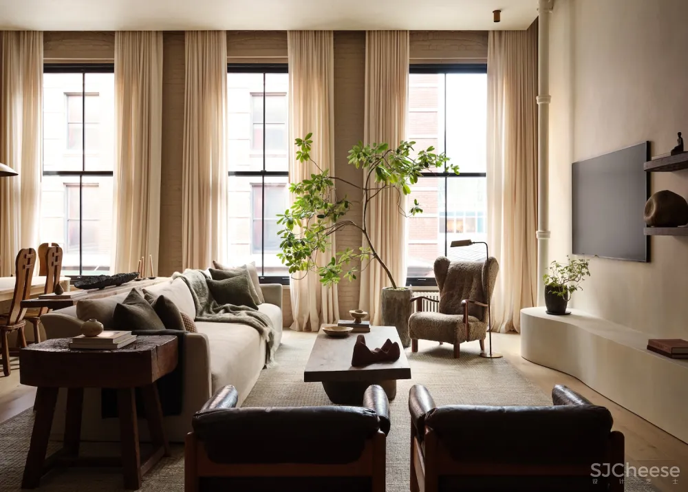 极简与温馨的碰撞，纽约豪华公寓的完美诠释