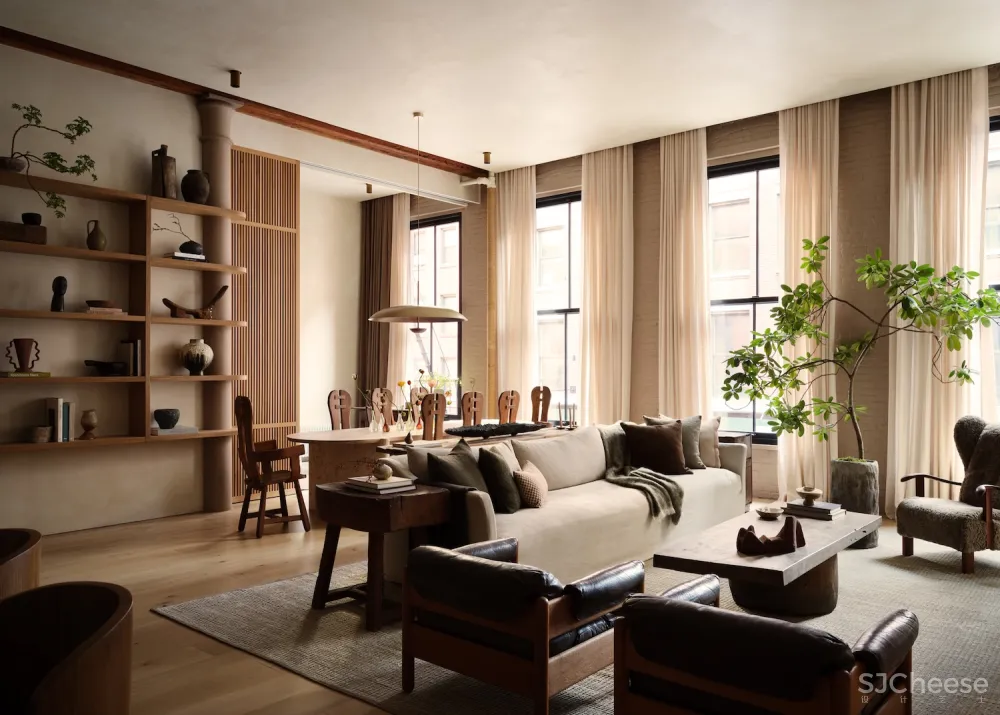 极简与温馨的碰撞，纽约豪华公寓的完美诠释