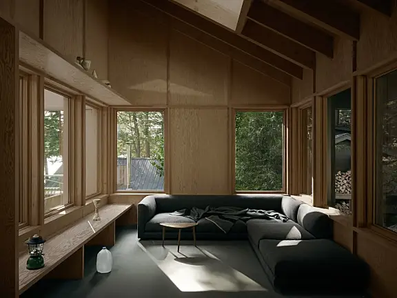 惊艳！这座加拿大 Smoke Lake Cabin 小屋，开启人与荒野的奇妙对话