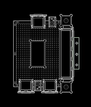 室内设计师专属CAD动态图库-沙发衣柜门桌几床电器脚线-29.3M